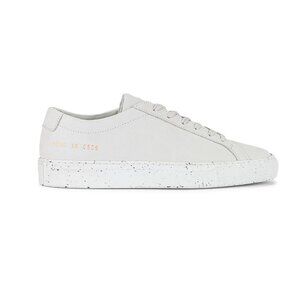 Common Projects Achilles Nubuck Confetti Sneaker - White - Sz 40
